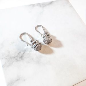 Italian Designer- Rebecca. Crystal Drop Earrings